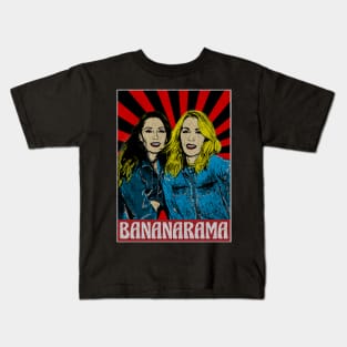 Bananarama Pop Art Fan Art Kids T-Shirt